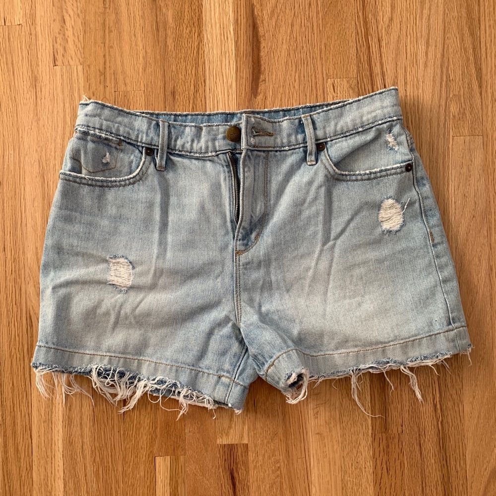 Loft Mid-Rise Denim Short